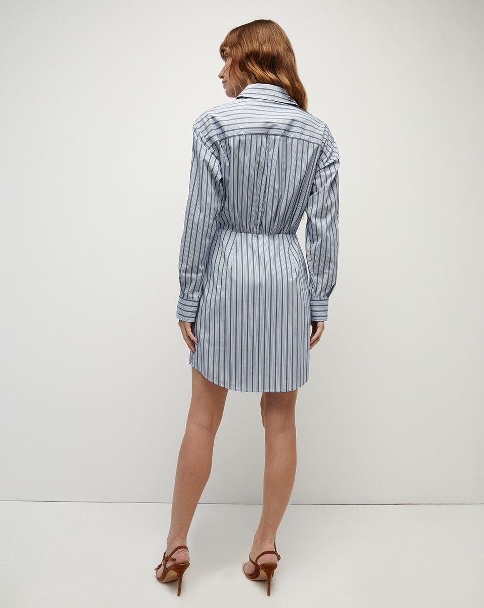 Rae Striped Poplin Shirtdress sold by Ulla Johnson product image thumbnail 4
