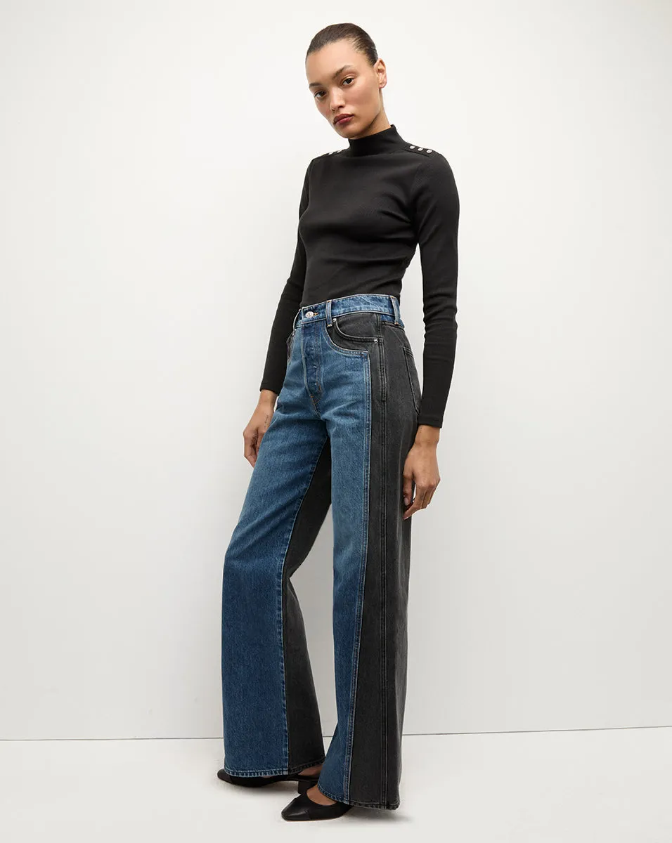 Nate Mockneck Top With Buttons sold by Ulla Johnson product image thumbnail 3