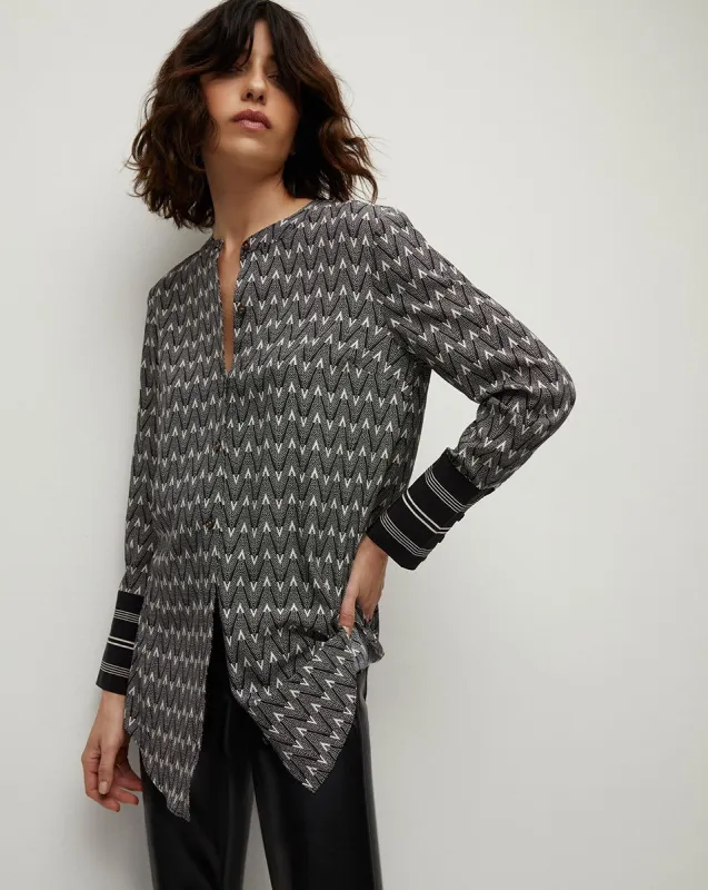 Acacia V-Logo Shirt sold by Ulla Johnson