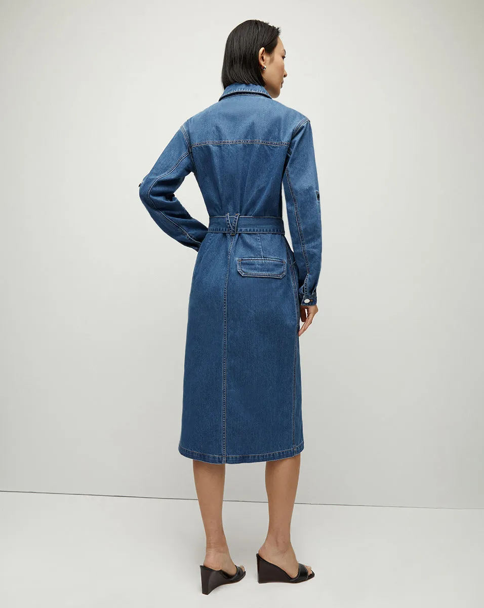 Evelyn Chambray Dress sold by Ulla Johnson product image thumbnail 4