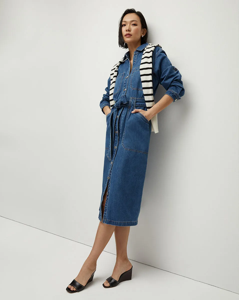 Evelyn Chambray Dress sold by Ulla Johnson