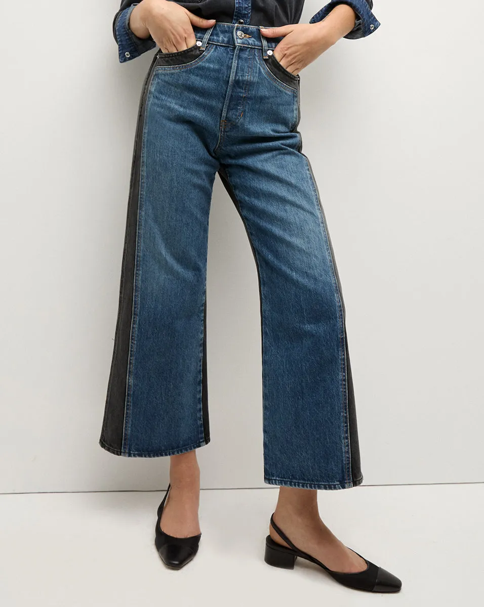 Taylor Two-Tone Cropped Wide-Leg Jean sold by Ulla Johnson product image thumbnail 2