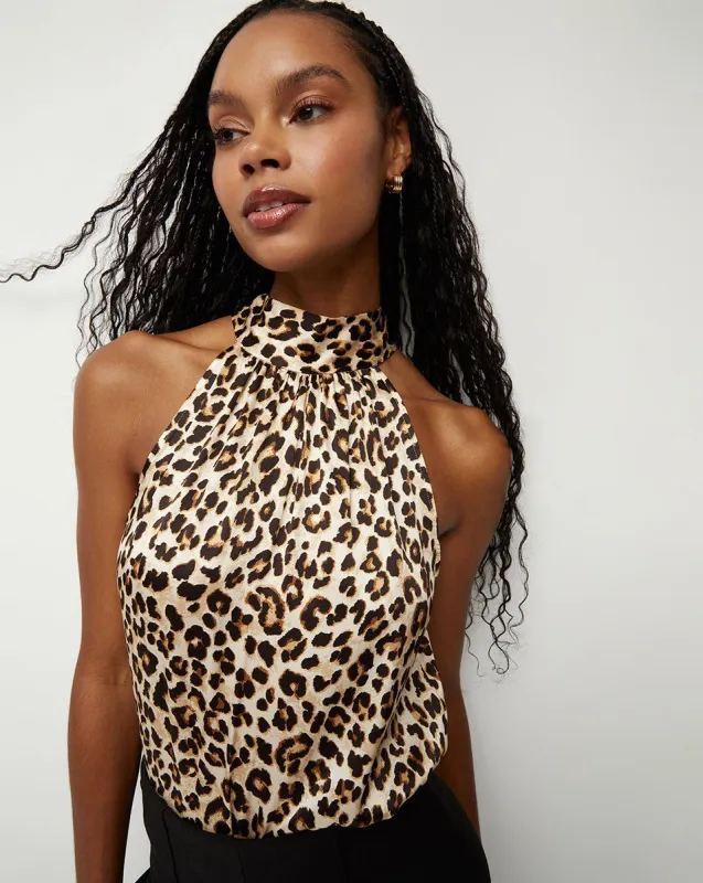 Tanisha Leopard-Print Top made by Veronica Beard