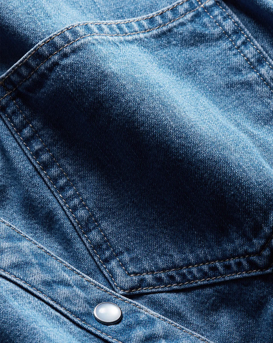 Dunn Denim Dress sold by Ulla Johnson product image thumbnail 4