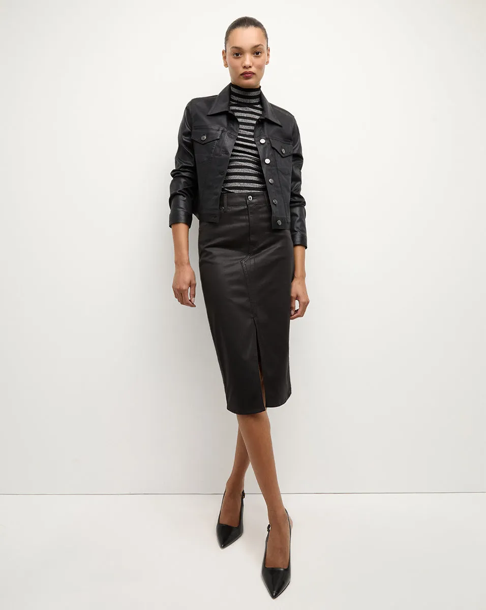 Breves Coated Midi Skirt sold by Ulla Johnson product image thumbnail 3