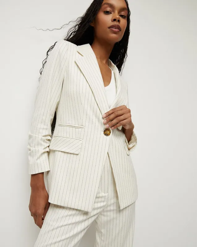 Battista Pinstriped Dickey Jacket sold by Ulla Johnson