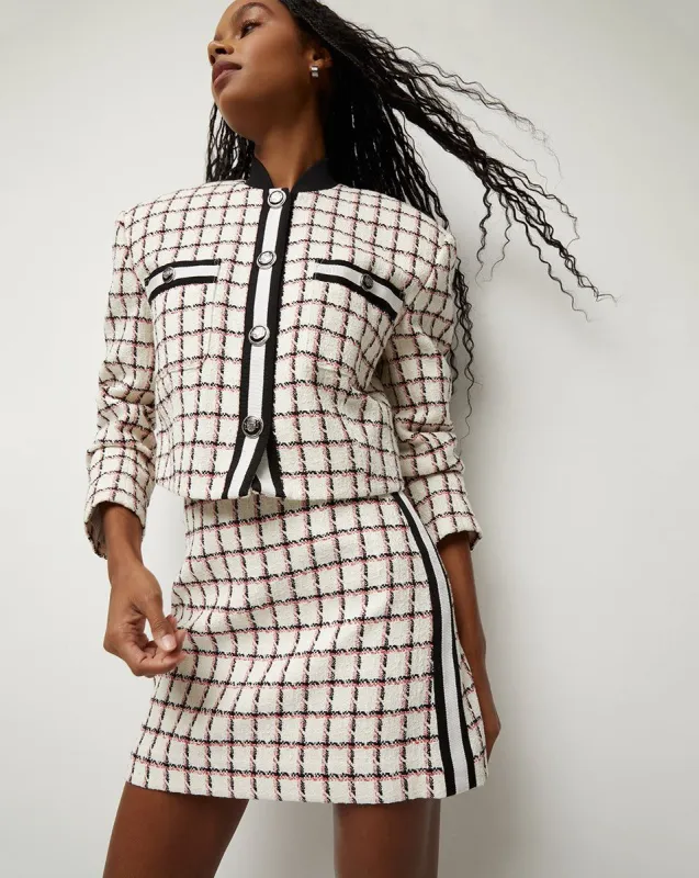 Ellicot Graphic Tweed Jacket sold by Ulla Johnson