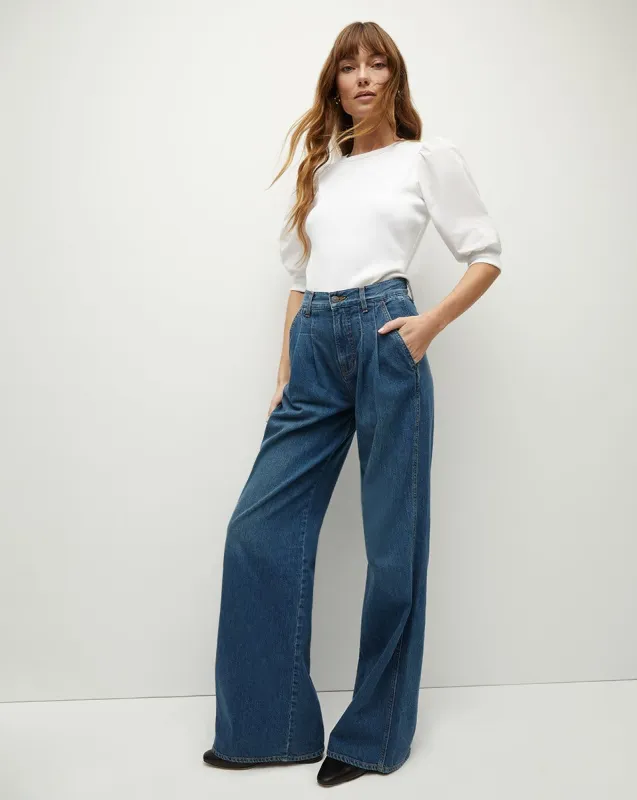 Mia Wide-Leg Jean made by Veronica Beard