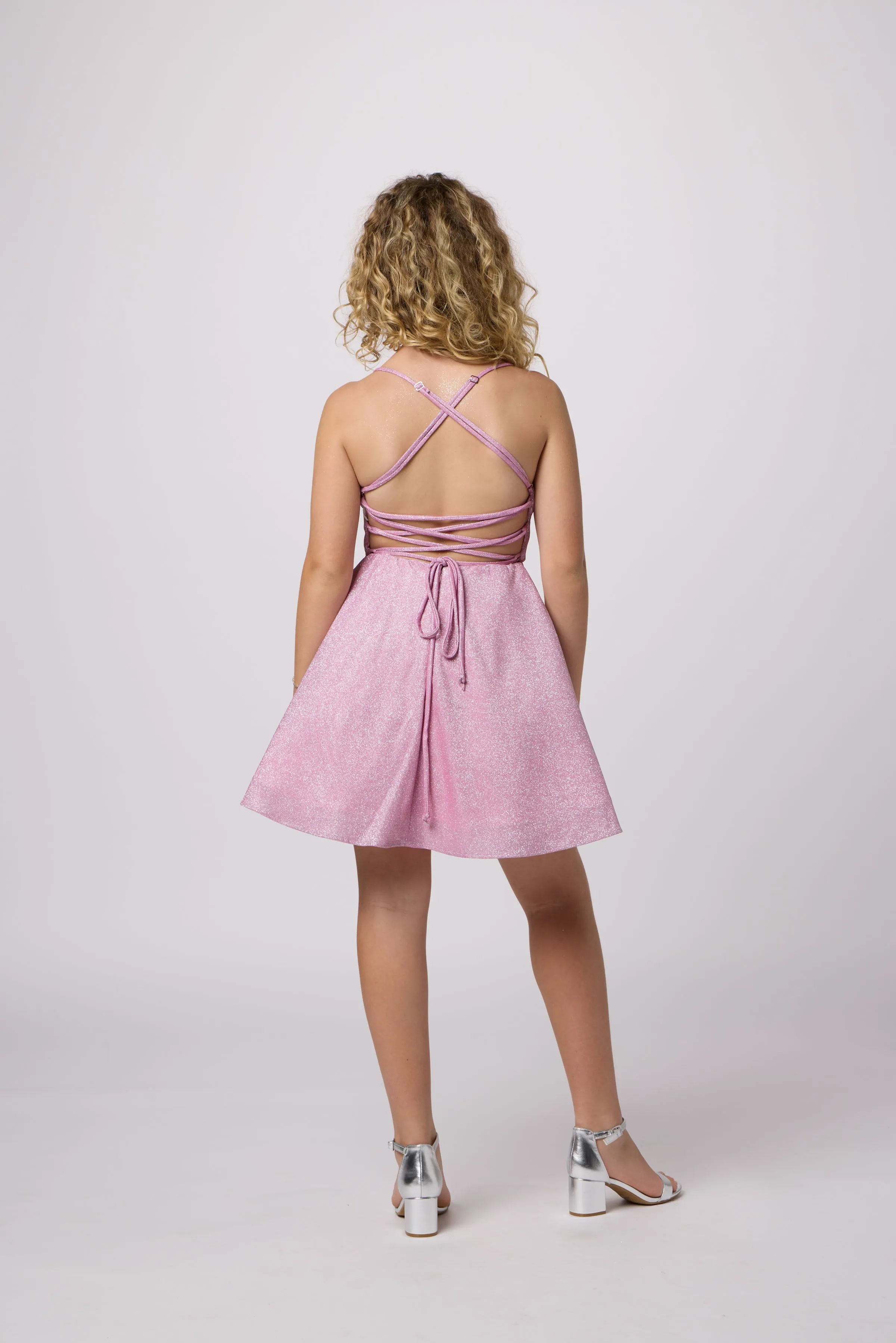 Fit and Flare Glitter Dress sold by Un Deux Trois product image thumbnail 2