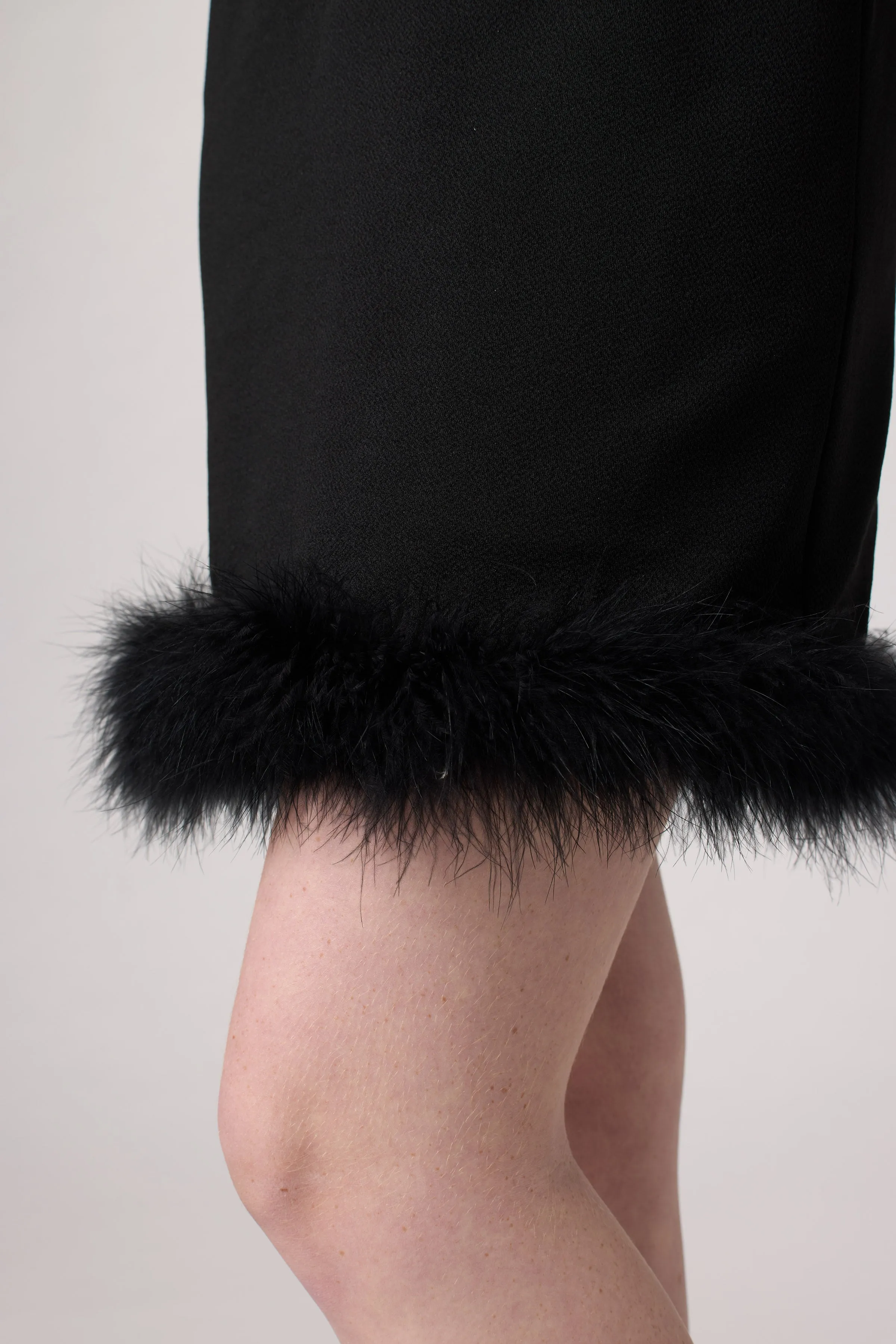 Raglan Halter Dress with Feathers sold by Un Deux Trois product image thumbnail 3