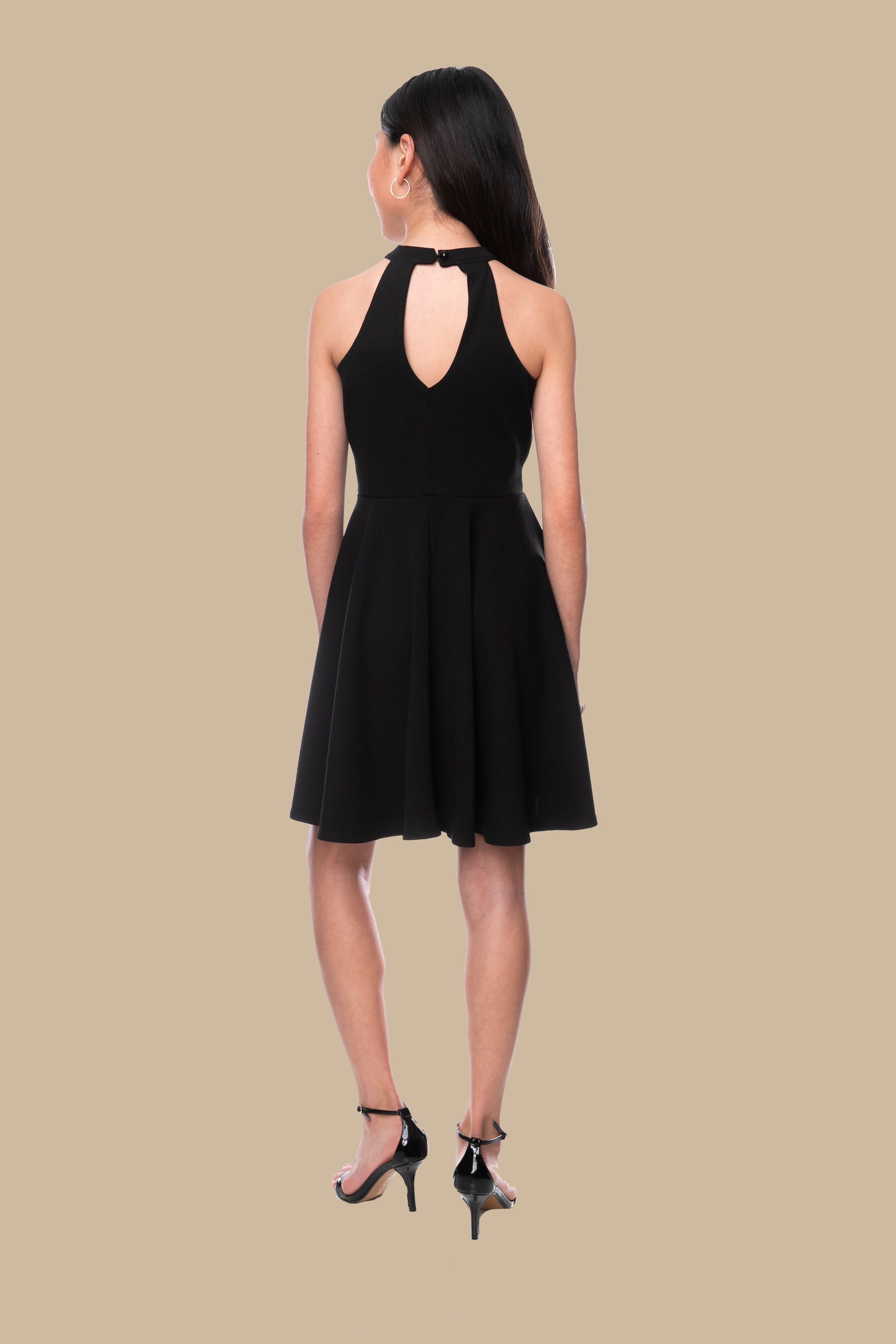 Halter Dress in Black sold by Un Deux Trois product image thumbnail 3