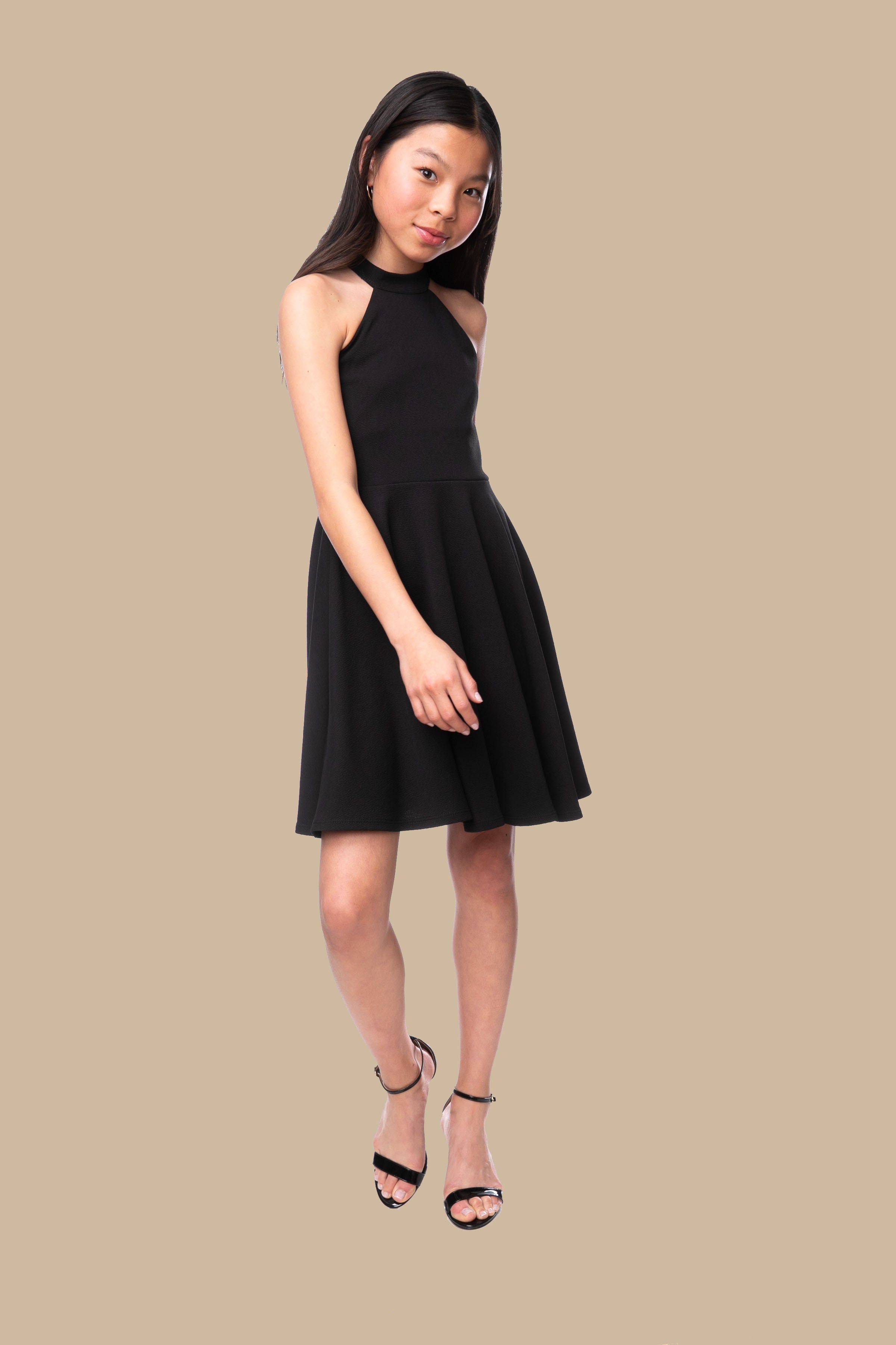 Halter Dress in Black sold by Un Deux Trois product image thumbnail 2