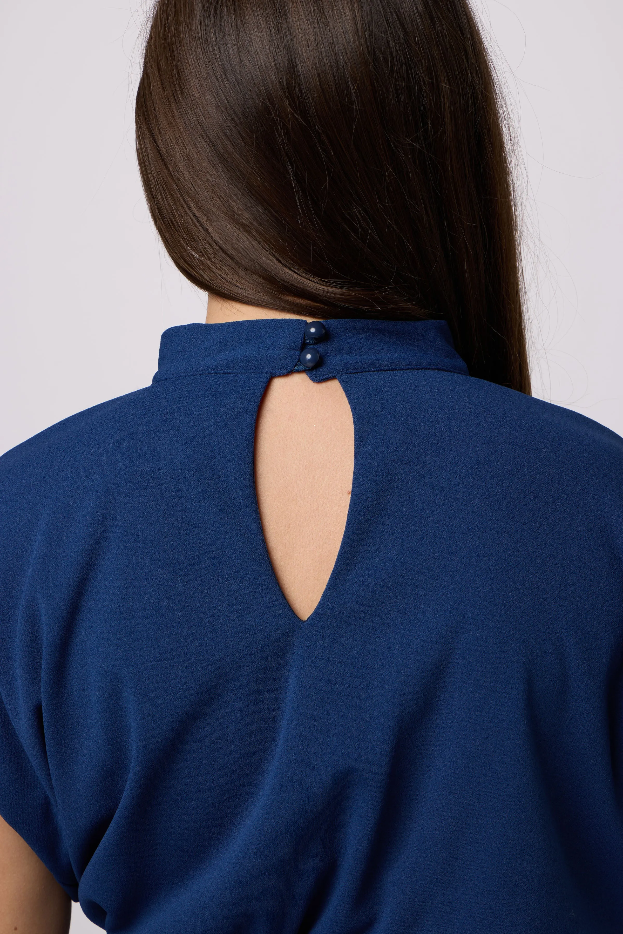 Dolman Sleeve Dress with Knot Belt sold by Un Deux Trois product image thumbnail 3