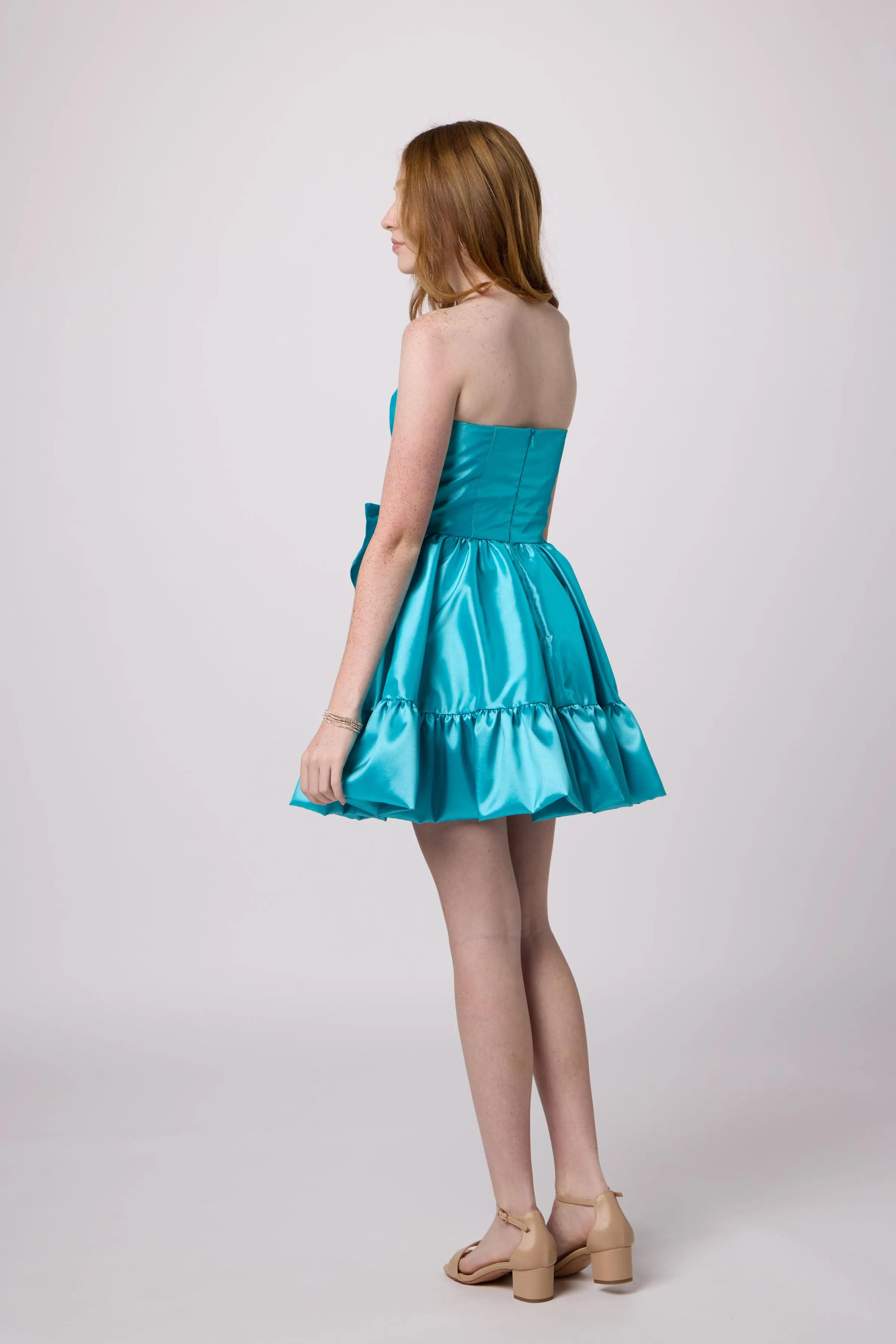 Junior Bubble Bow Dress sold by Un Deux Trois product image thumbnail 5