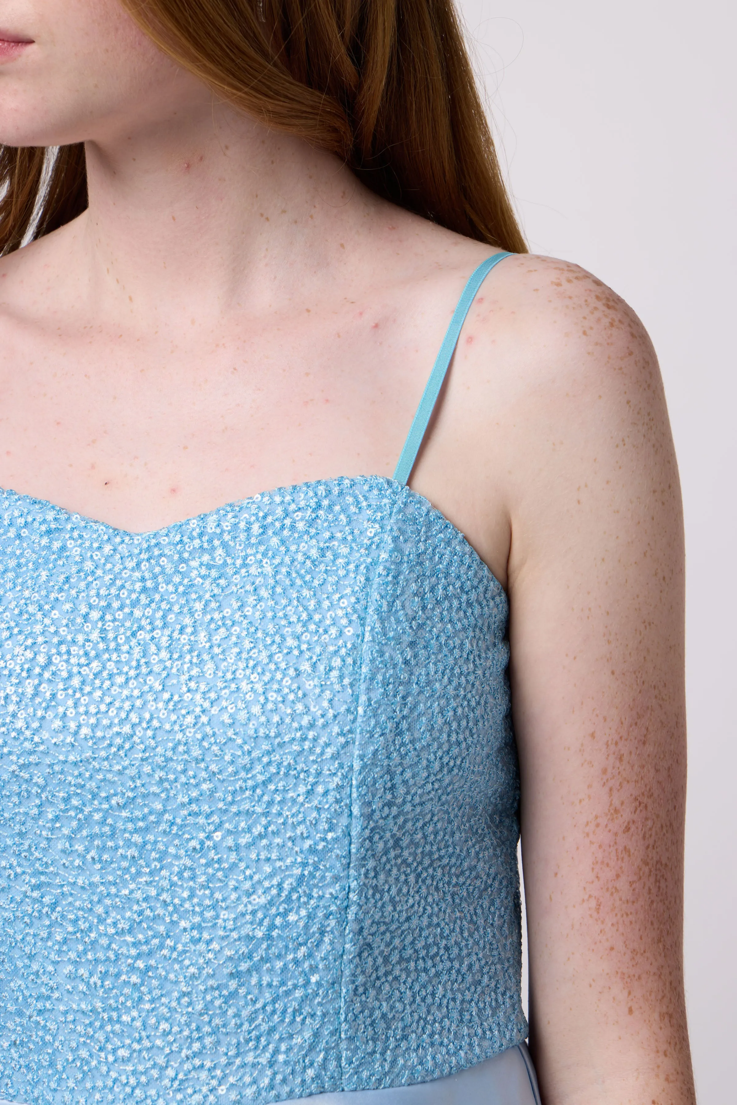 Sequin and Satin Party Dress sold by Un Deux Trois product image thumbnail 2