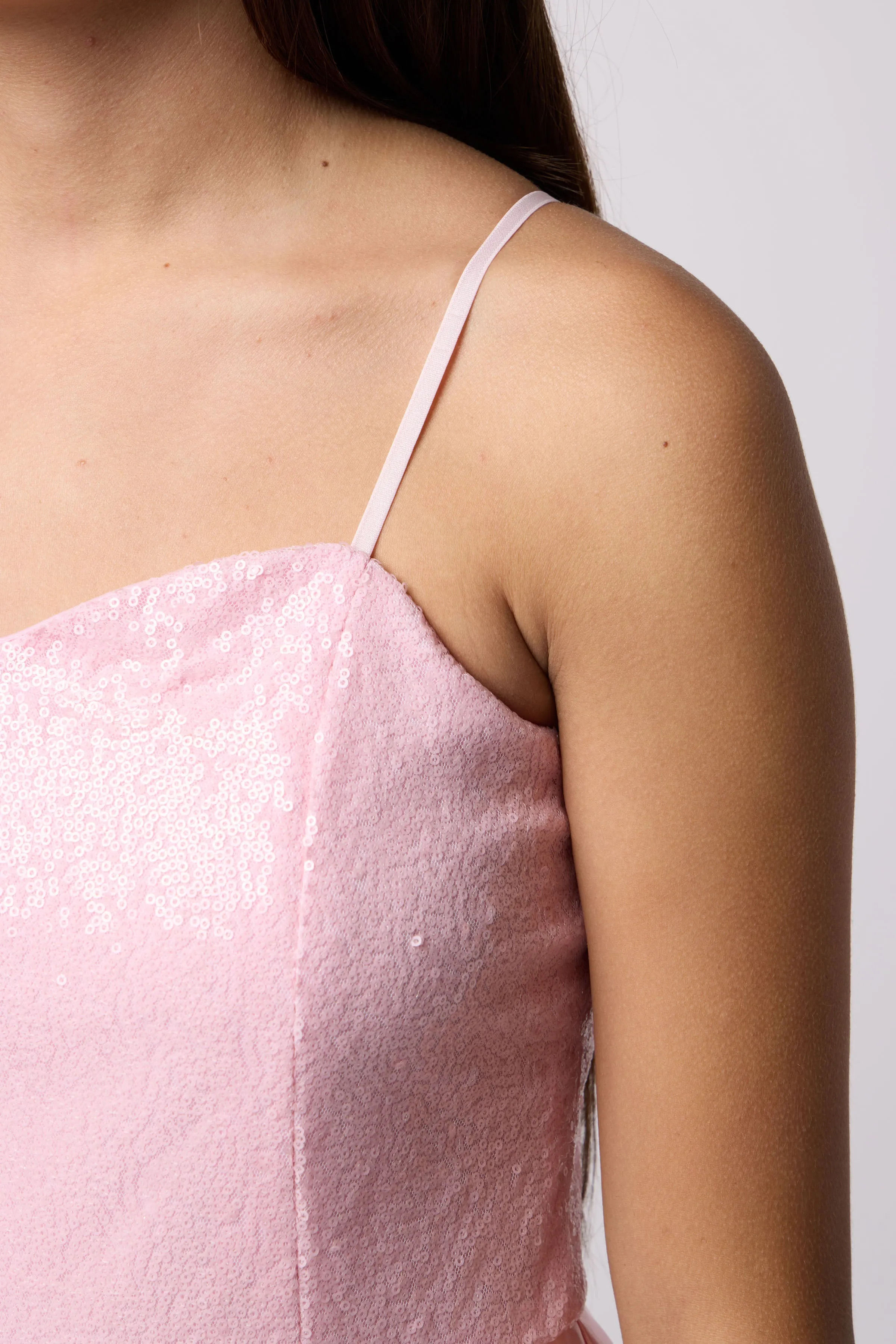 Sequin and Satin Party Dress sold by Un Deux Trois product image thumbnail 2