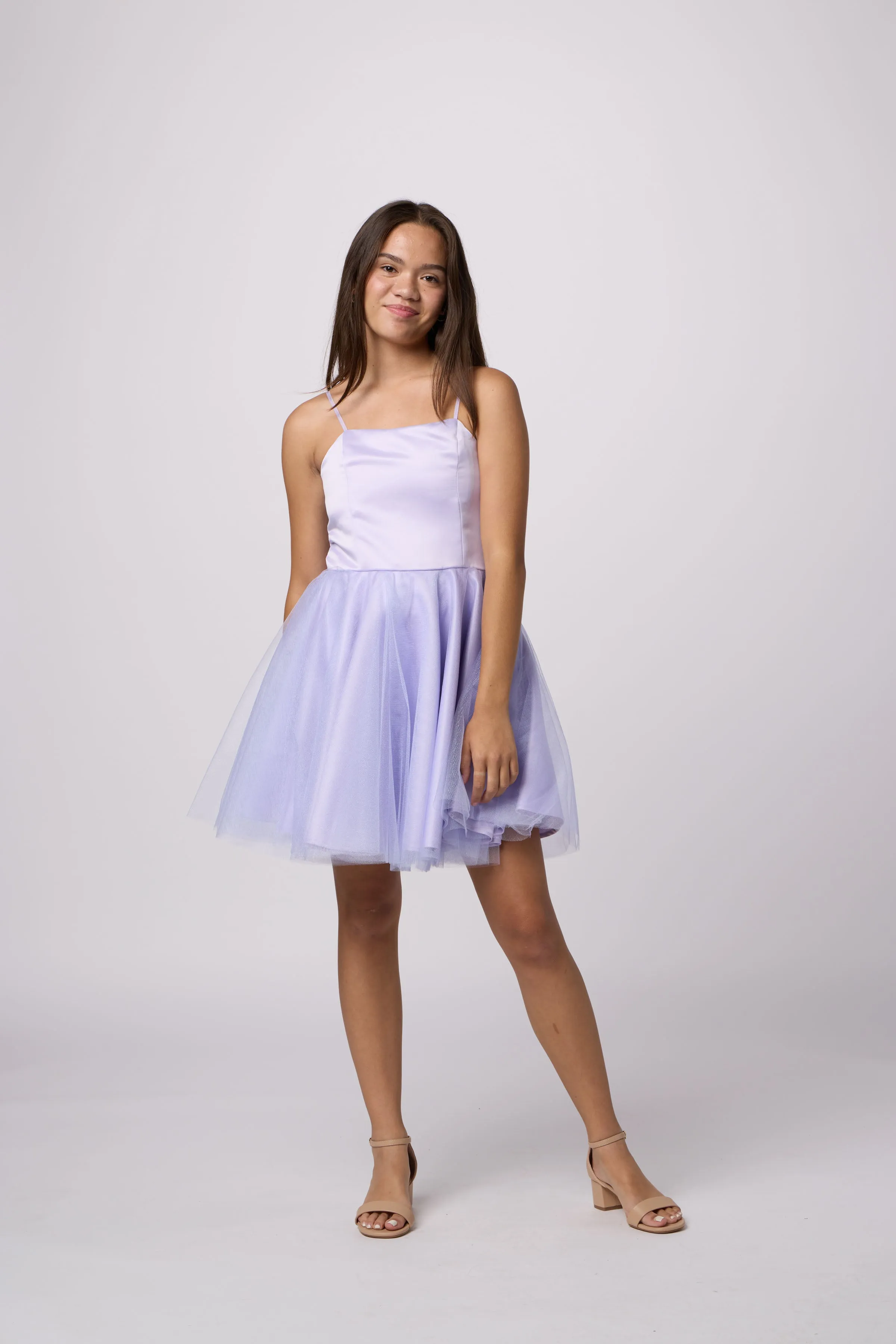Satin and Tulle Party Dress sold by Un Deux Trois product image thumbnail 2