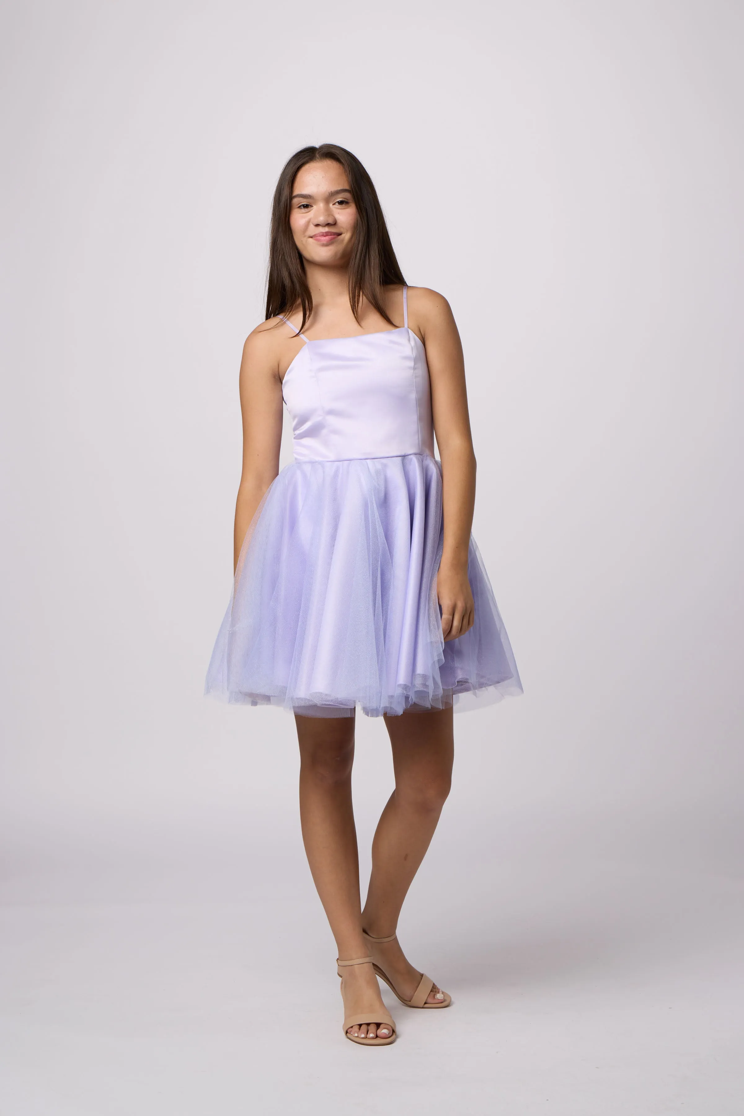 Satin and Tulle Party Dress sold by Un Deux Trois product image thumbnail 3