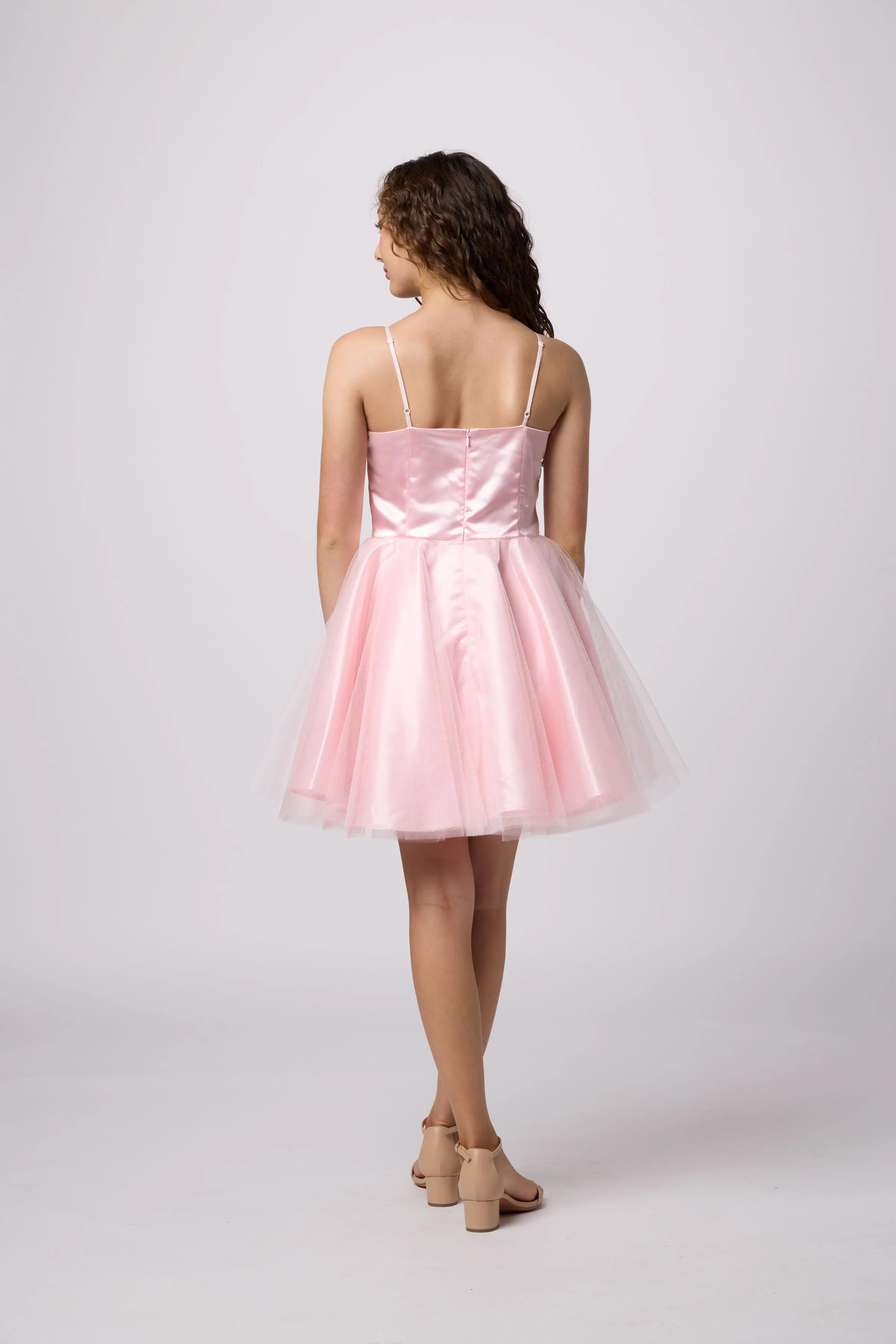 Satin and Tulle Party Dress sold by Un Deux Trois product image thumbnail 3