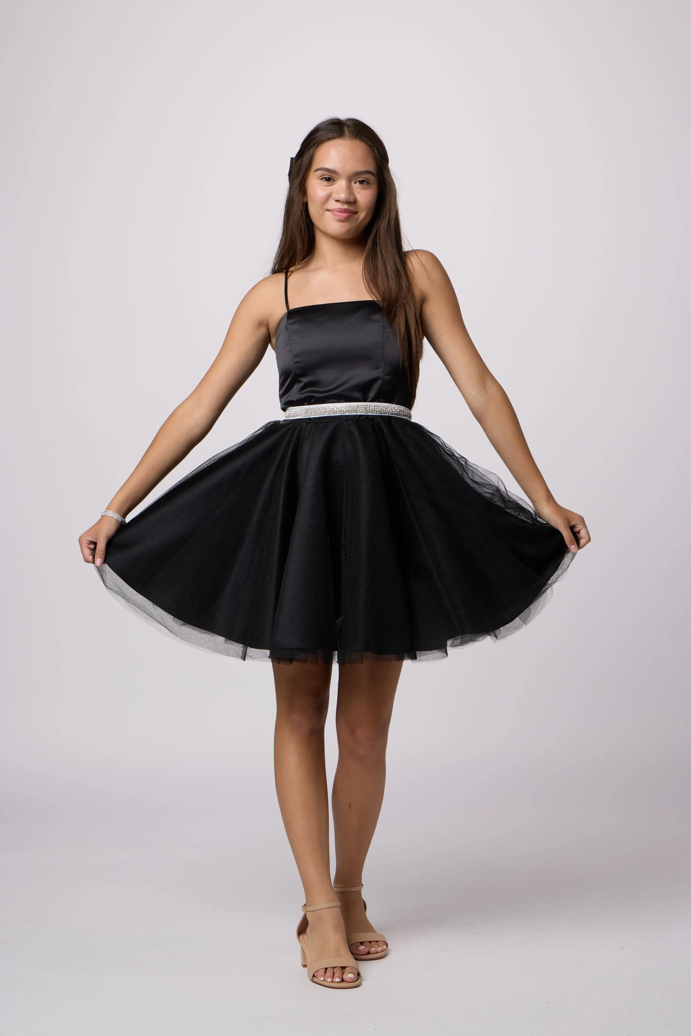 Satin and Tulle Party Dress sold by Un Deux Trois product image thumbnail 2