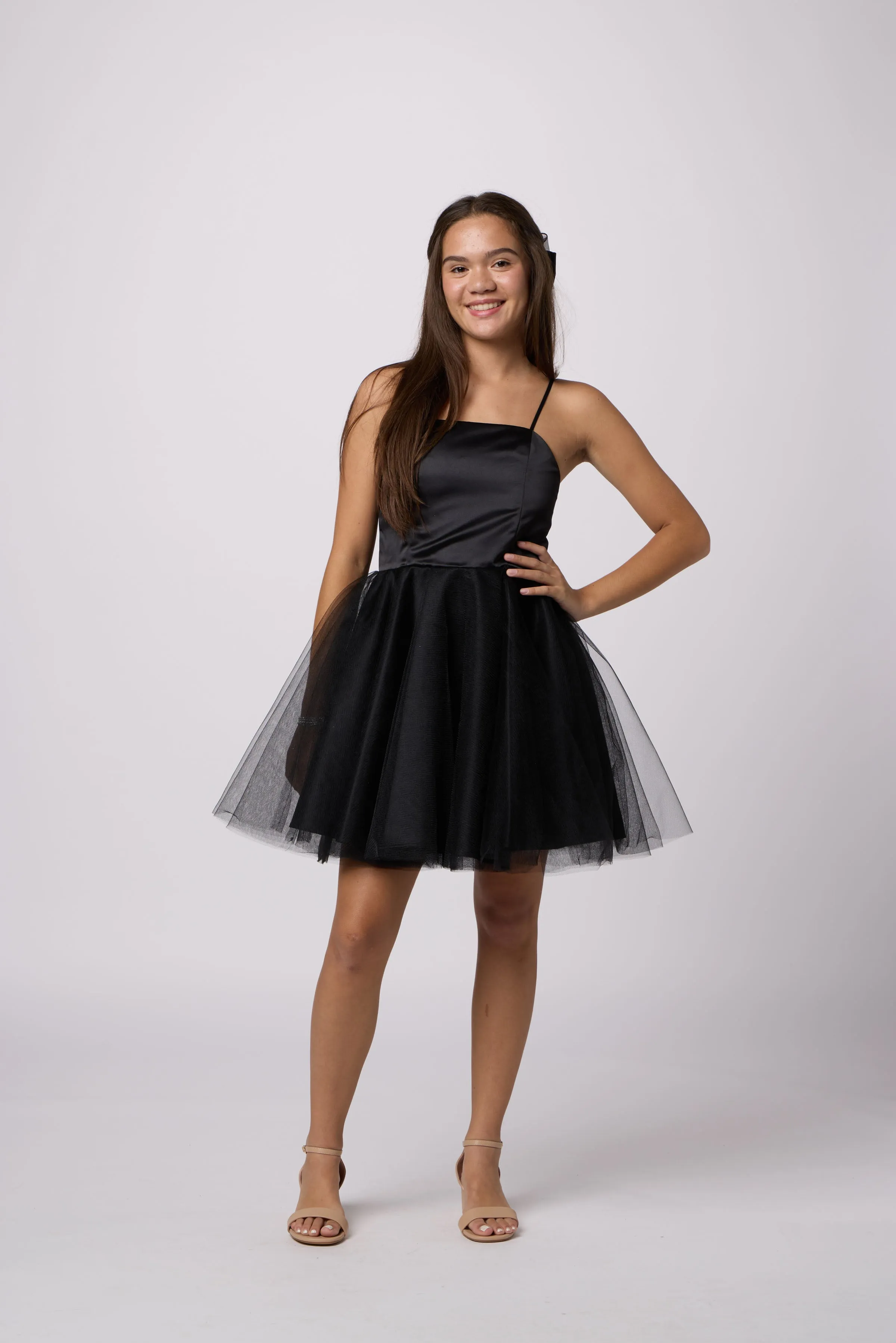 Satin and Tulle Party Dress sold by Un Deux Trois