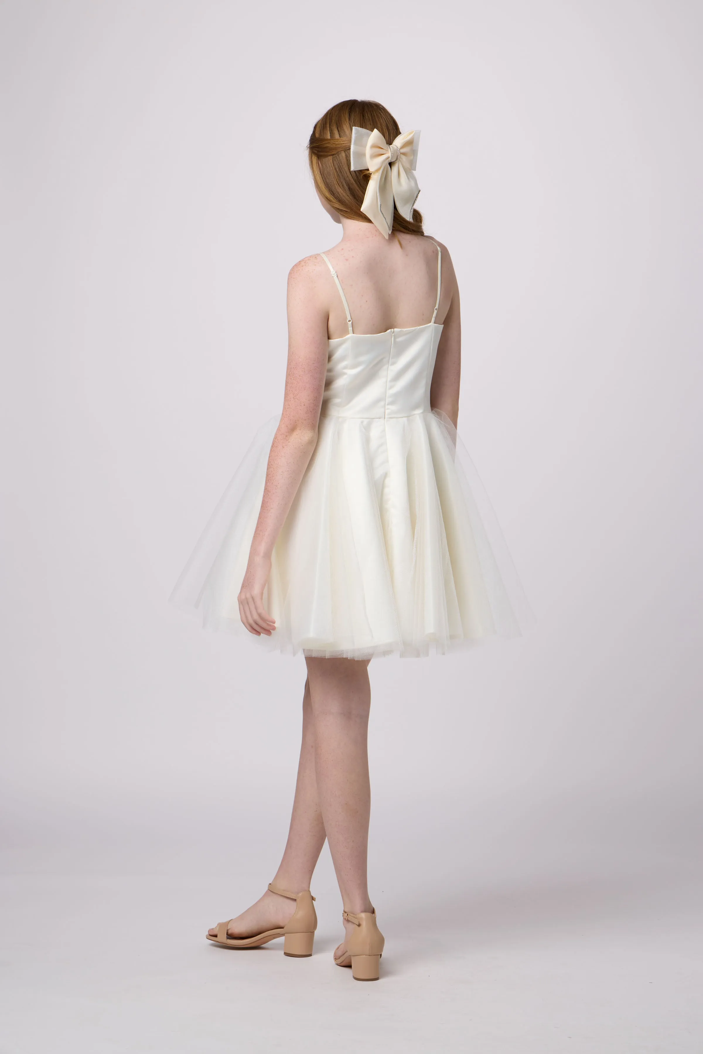Satin and Tulle Party Dress sold by Un Deux Trois product image thumbnail 2