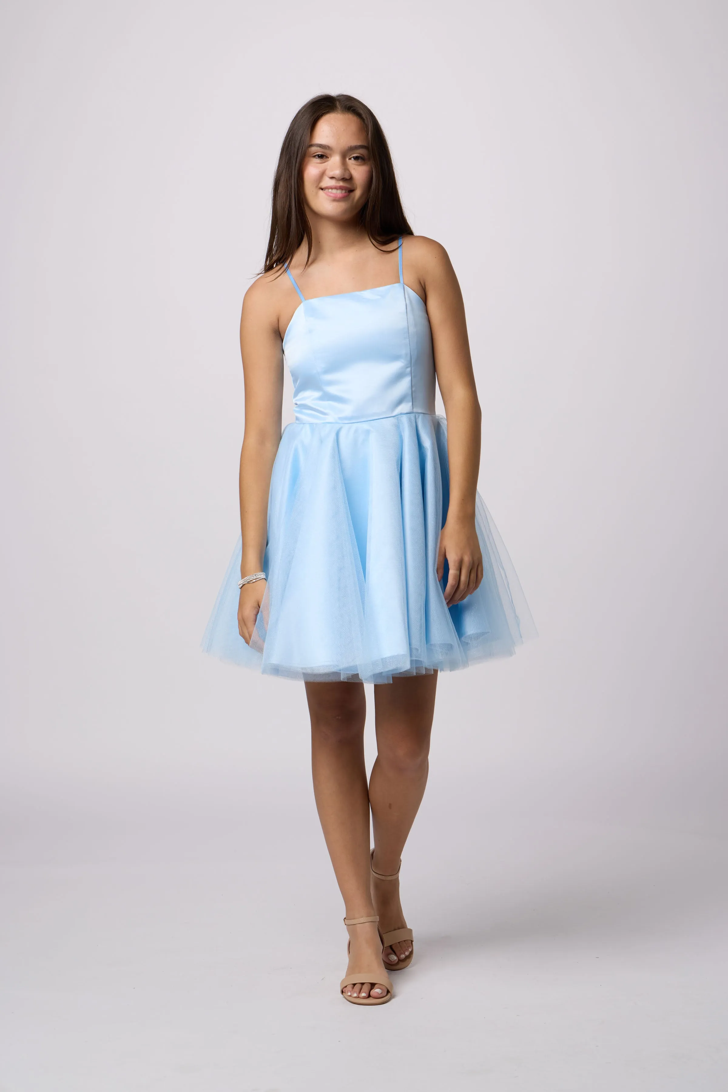 Satin and Tulle Party Dress sold by Un Deux Trois product image thumbnail 2