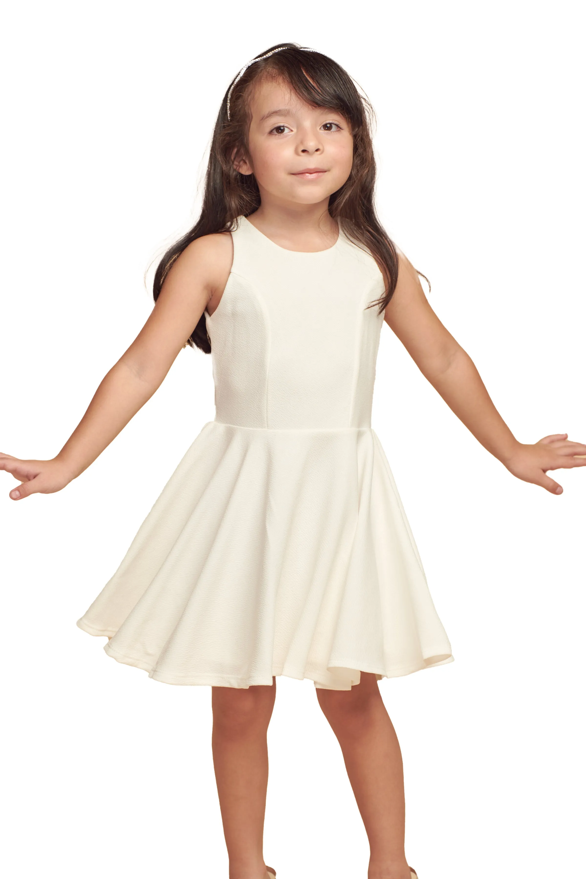 Textured Stretch Racerback Dress sold by Un Deux Trois product image thumbnail 4