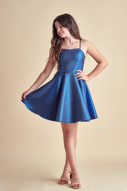 Fit and Flare Party Dress in Longer Length sold by Un Deux Trois