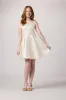 Fit and Flare Party Dress in Longer Length sold by Un Deux Trois
