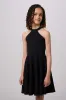 Skater Halter Dress in Longer Length sold by Un Deux Trois