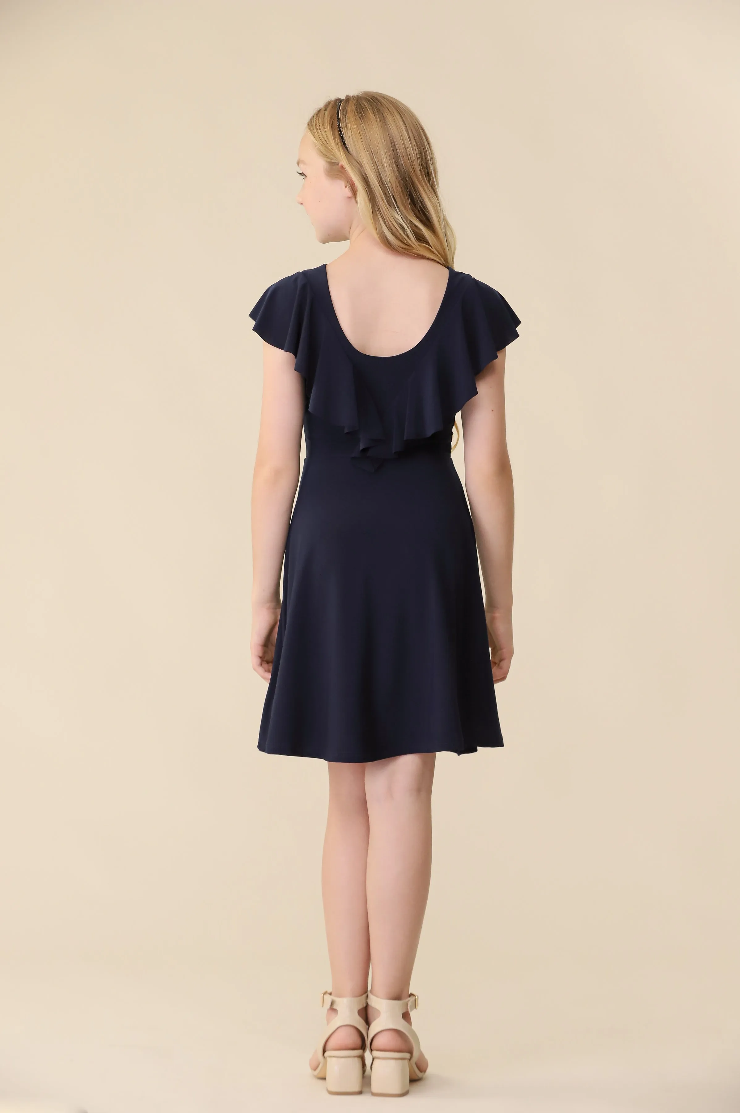 Flutter Sleeve Dress sold by Un Deux Trois product image thumbnail 4