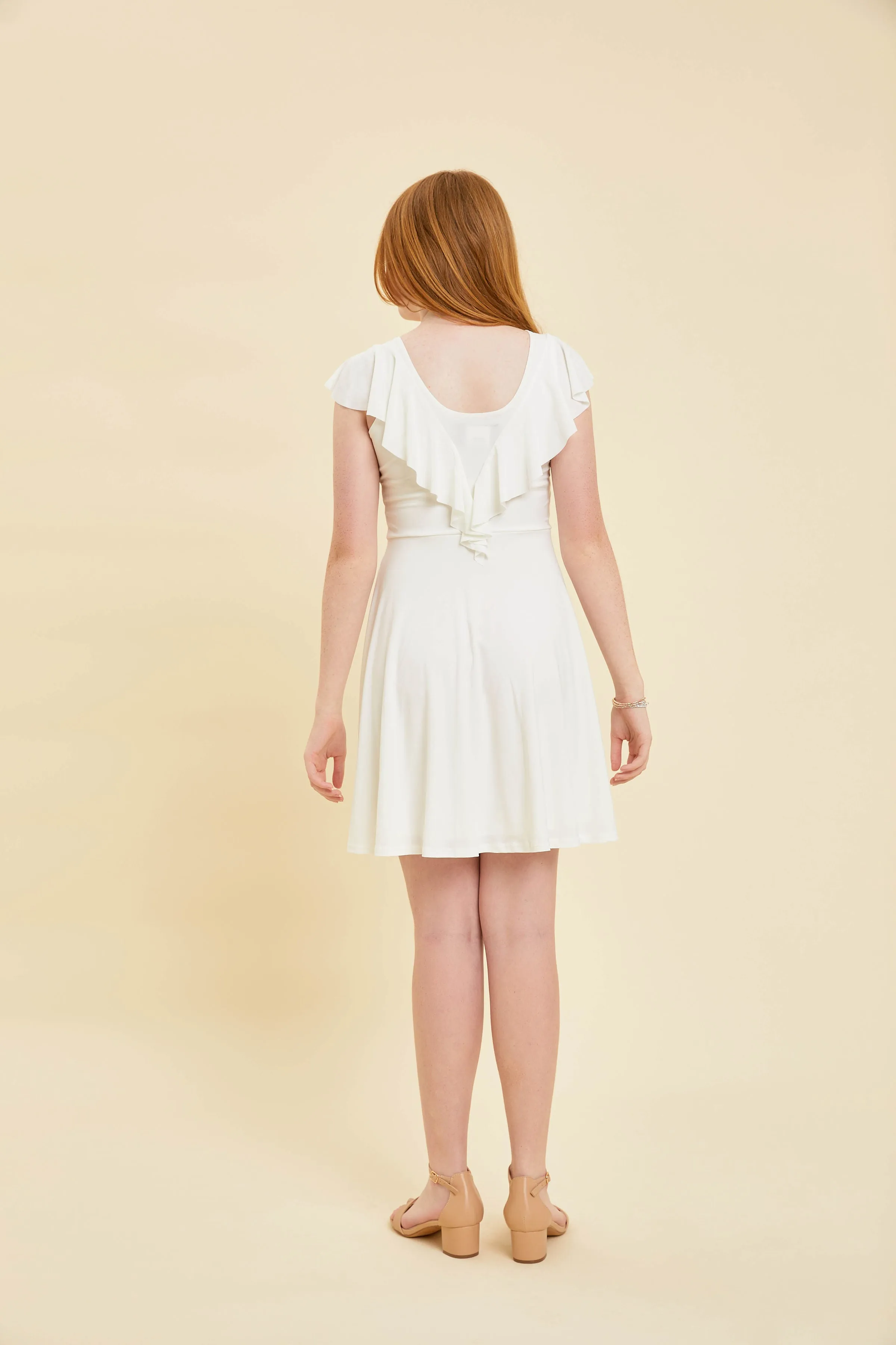 Flutter Sleeve Dress sold by Un Deux Trois product image thumbnail 2