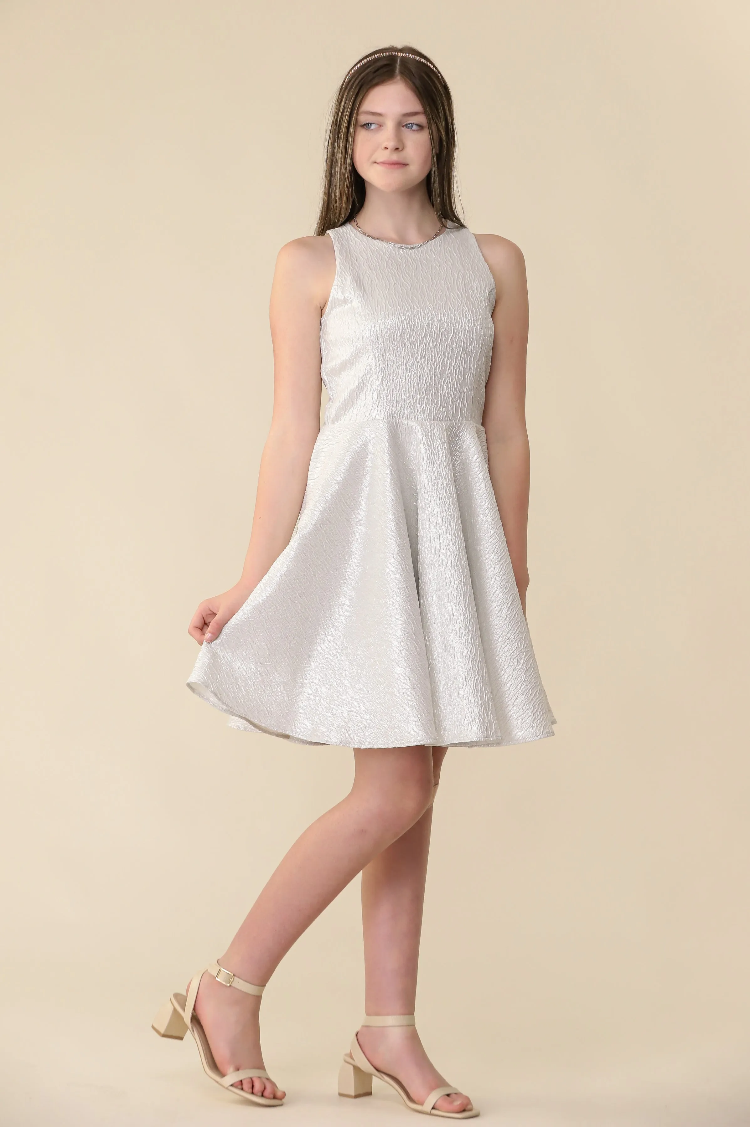 Racerback Jacquard Dress sold by Un Deux Trois
