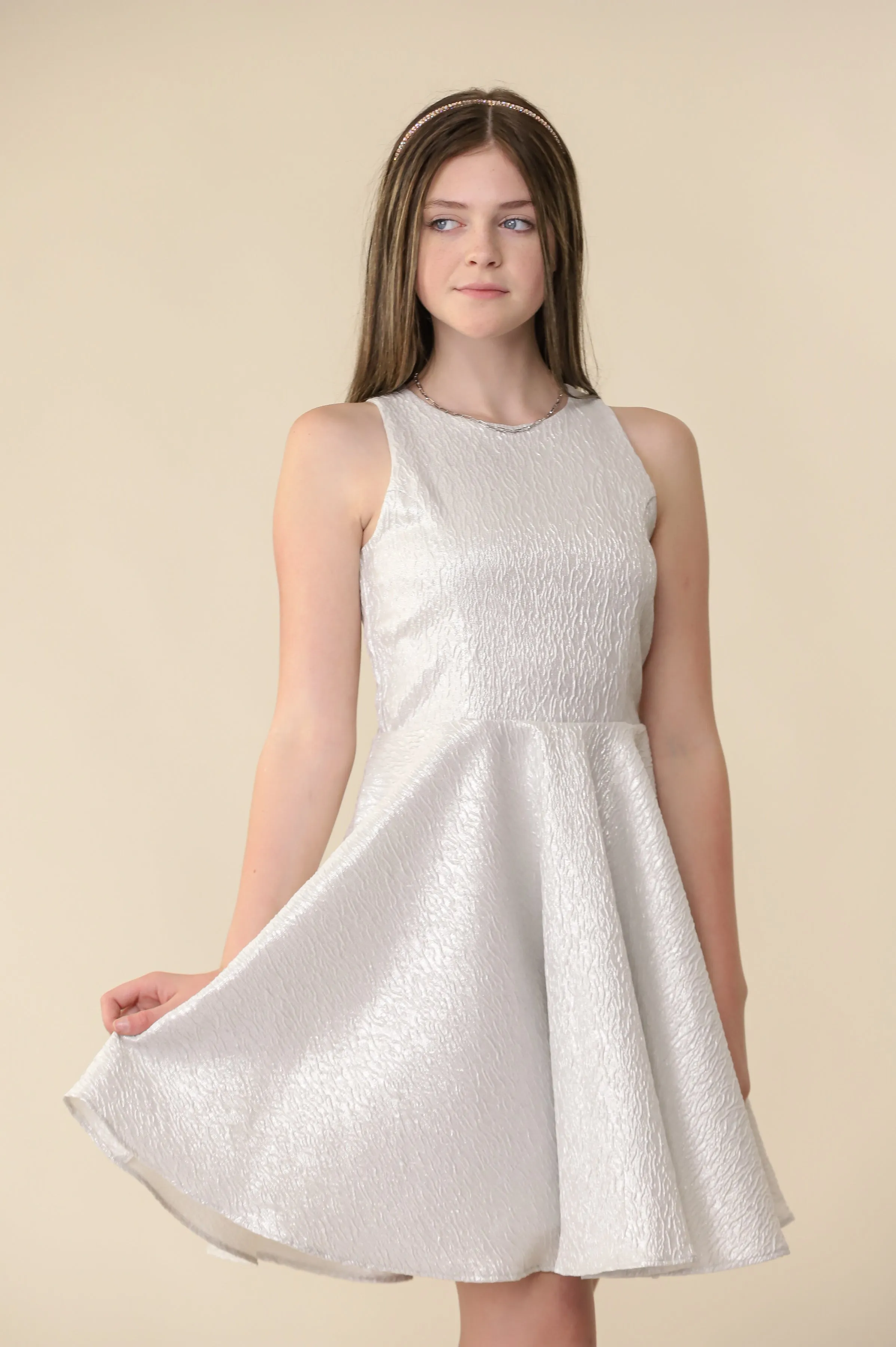 Racerback Jacquard Dress sold by Un Deux Trois product image thumbnail 2