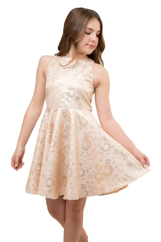 Racerback Jacquard Dress sold by Un Deux Trois