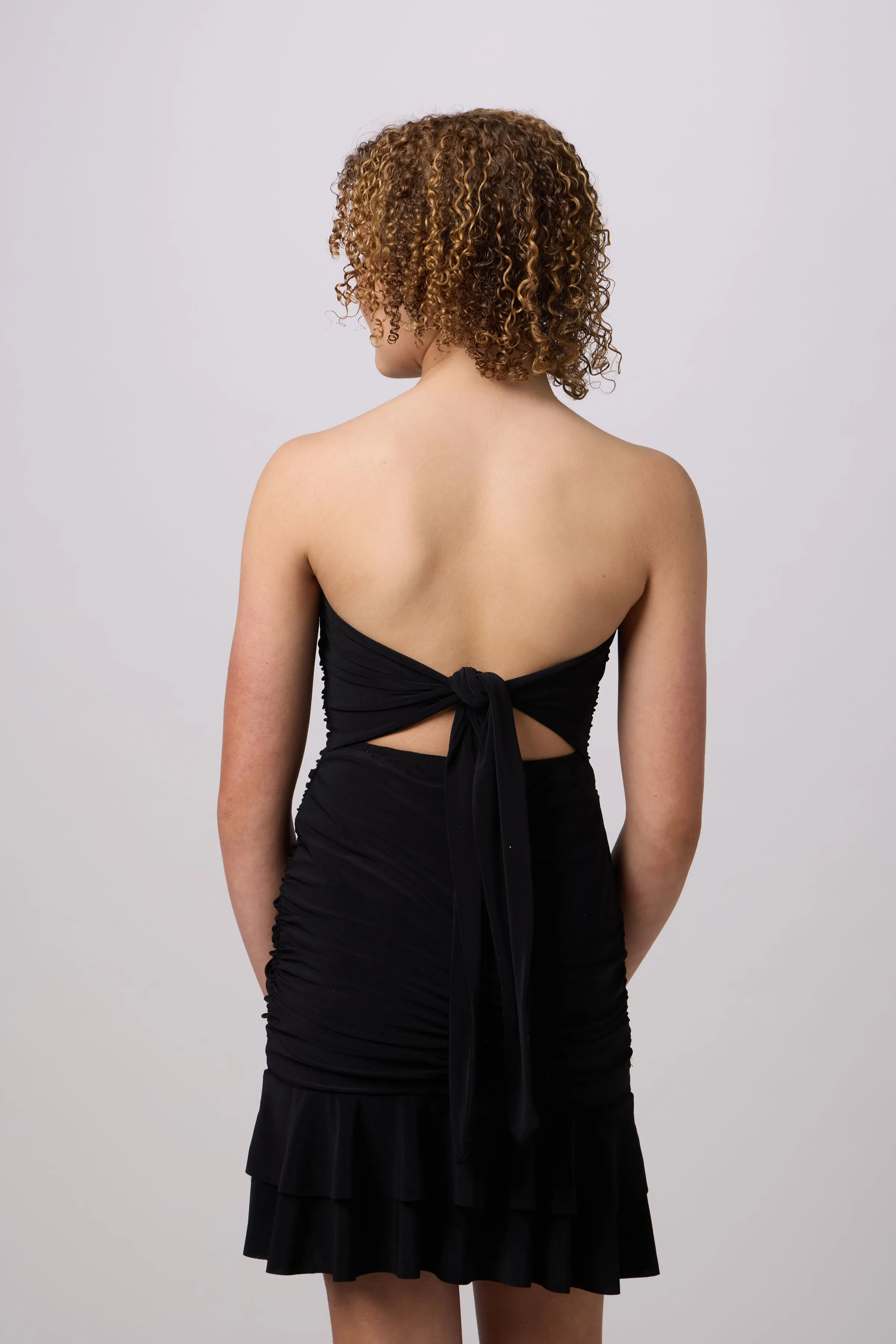 Tiered Tie-Back Dress sold by Un Deux Trois product image thumbnail 2