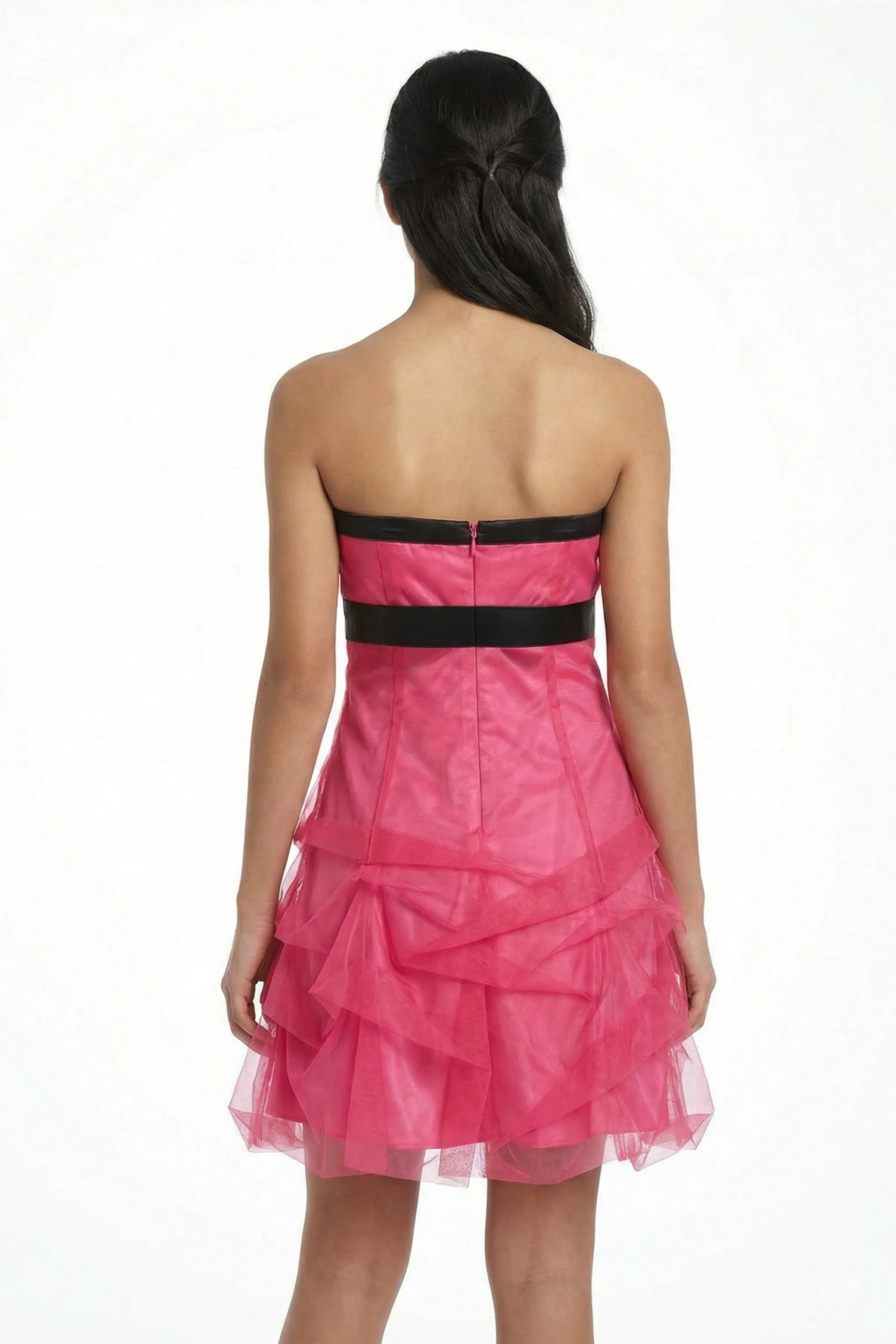 Jessica McClintock Bow Bubble Organza Dress sold by Un Deux Trois product image thumbnail 2