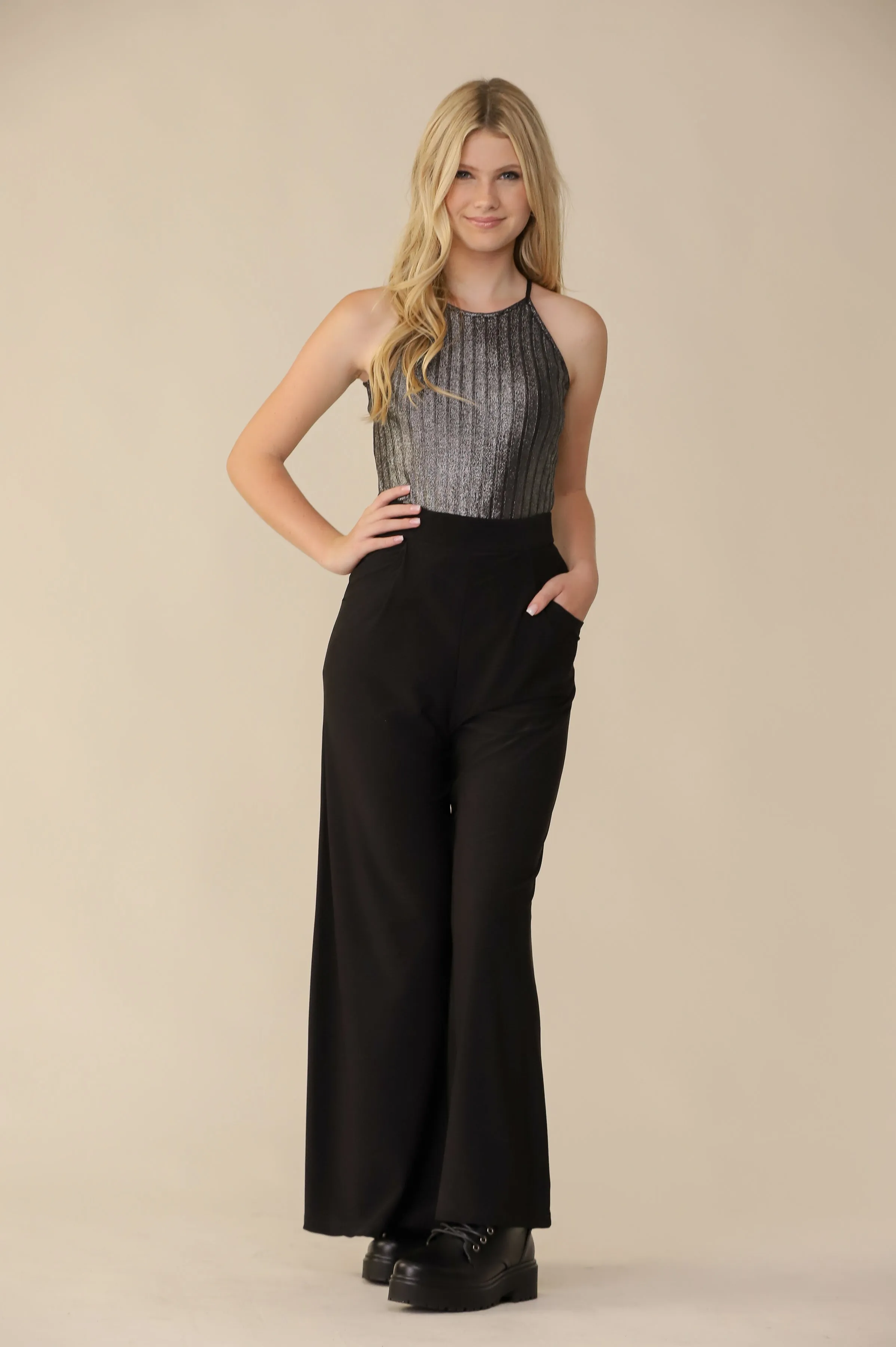 Wide Leg Pant in Black sold by Un Deux Trois product image thumbnail 3