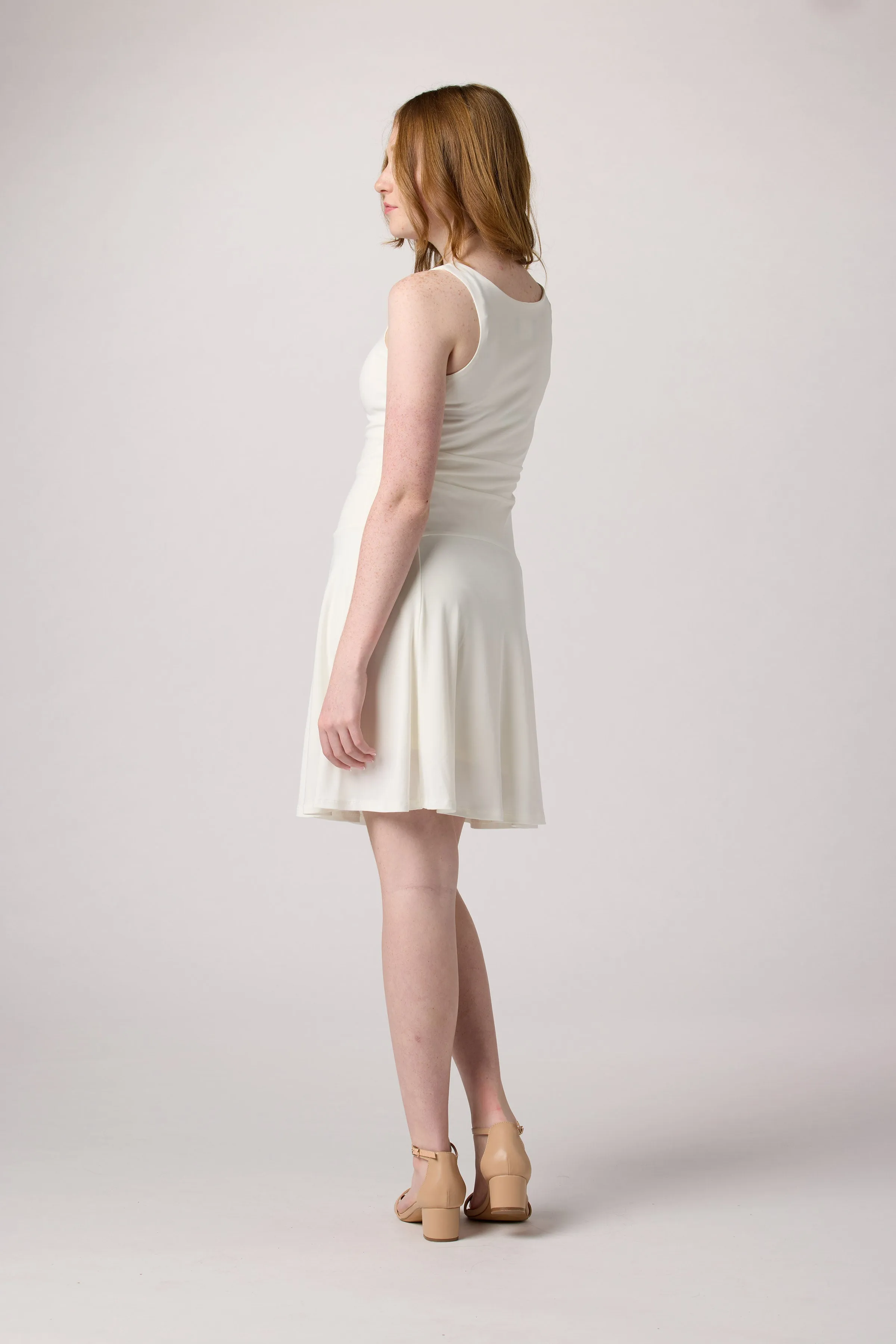 Skater Dress in Ivory sold by Un Deux Trois product image thumbnail 2