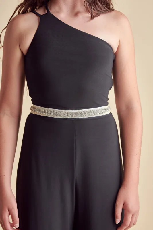 Stretchy Glitter Rhinestone Belt sold by Un Deux Trois