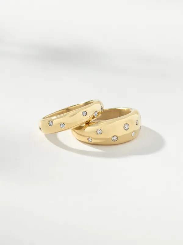 Cosmos Ring Stack (Set of 2) made by Uncommon James