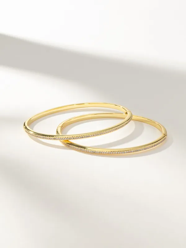Radiant Glow Pavé Bracelet (Set of 2) made by Uncommon James