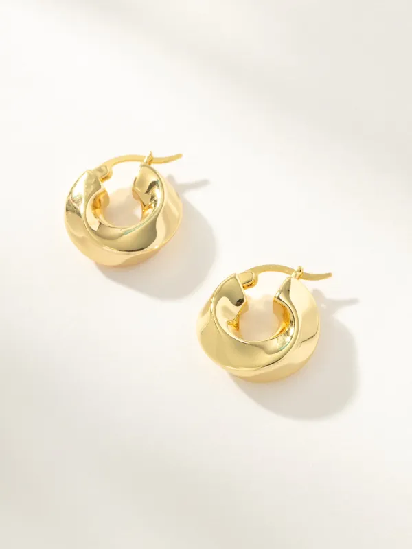 Artistic Twist Hoop Earrings sold by Uncommon James