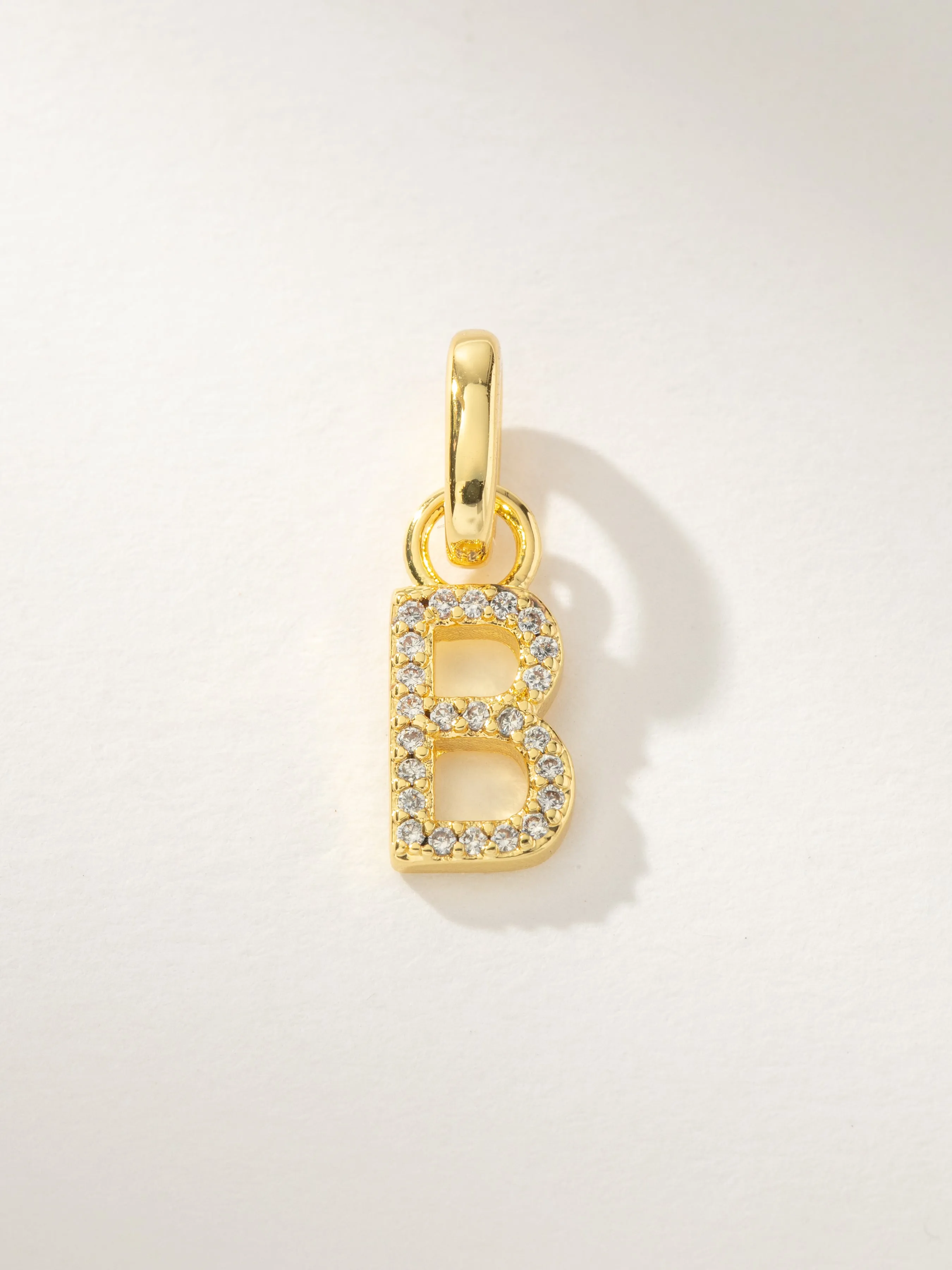 Pavé Letter Charm sold by Uncommon James product image thumbnail 3