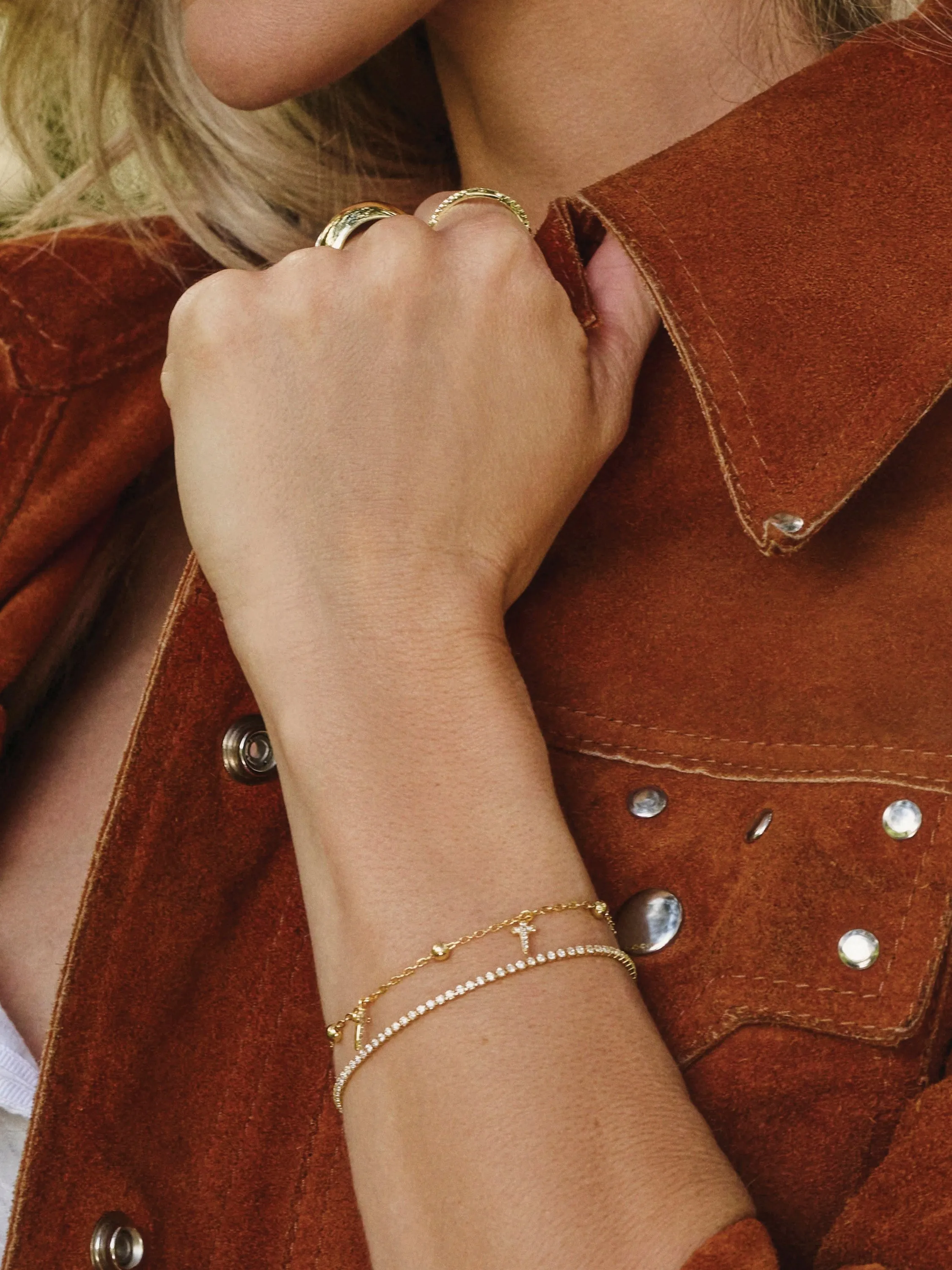 Higher Shine Cross and Chain Bracelet sold by Uncommon James product image thumbnail 4