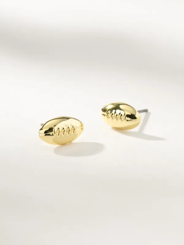 Football Stud Earrings sold by Uncommon James