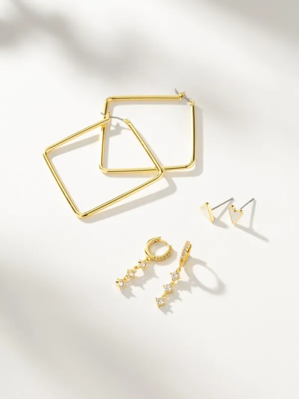 Simple Layers Earring Set made by Uncommon James