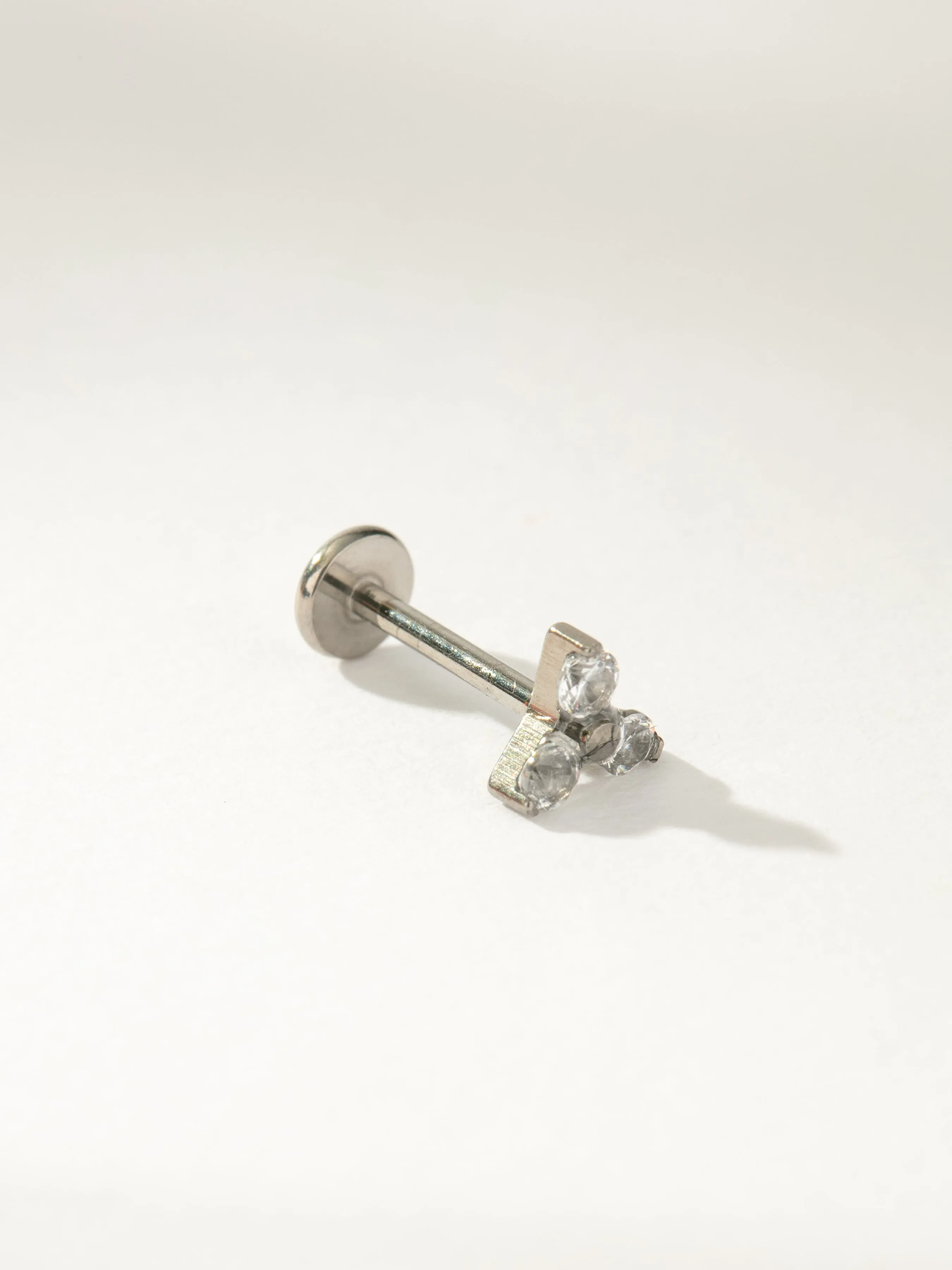 Diamond Cluster Titanium Flat Back Earring sold by Uncommon James product image thumbnail 3