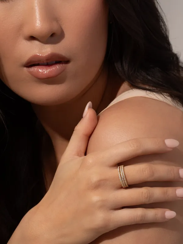 High Shine Ring Stack (Set of 3) sold by Uncommon James